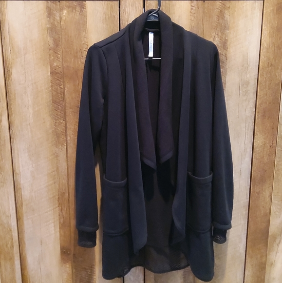 FABLETICS Eugenia Wrap Mesh Open-Front Cardigan NWOT - XS - Picture 4 of 10